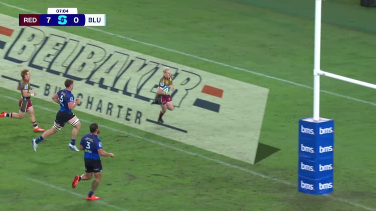 Tom Lynagh Try v Blues | SRP 2025