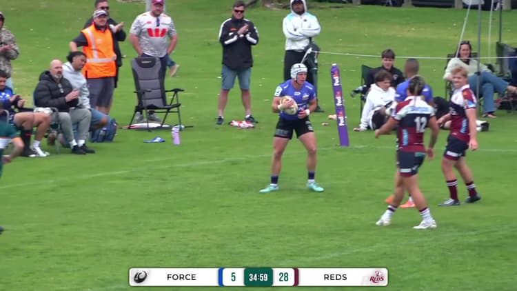 Henry Palmer Try v Queensland Reds | SRP 2025
