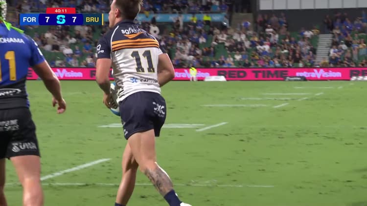 Corey Toole Try v Western Force | SRP 2025