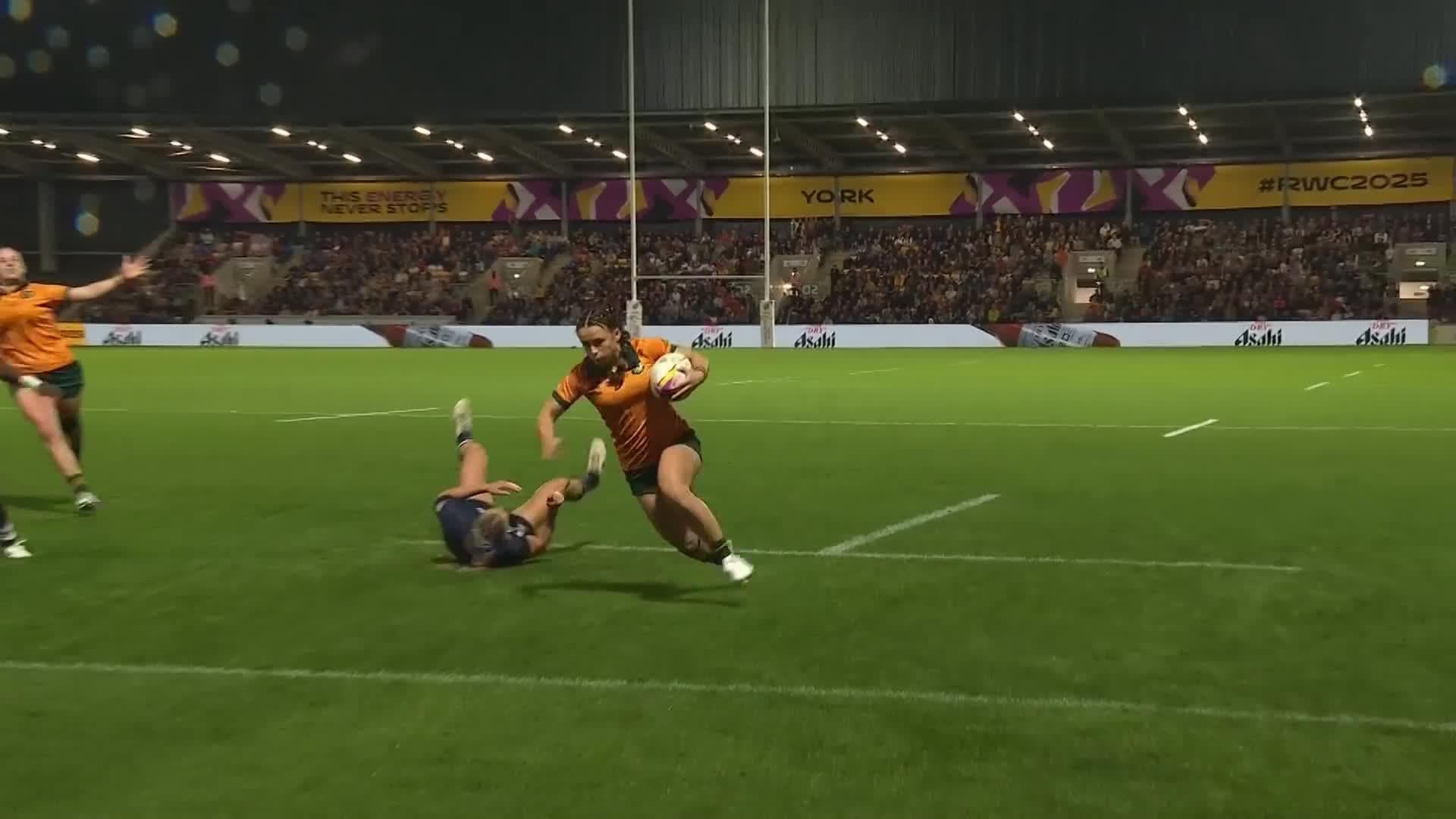 Caitlyn Halse's performance v USA Women | Wallaroos 2025