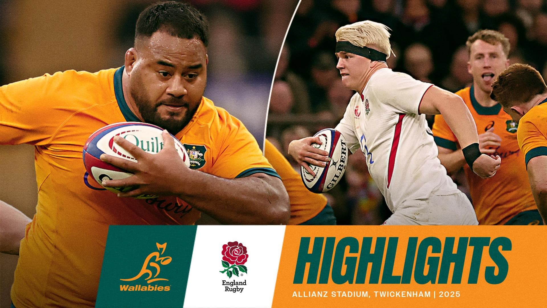 Wallabies v England Highlights | Spring Tour 2025