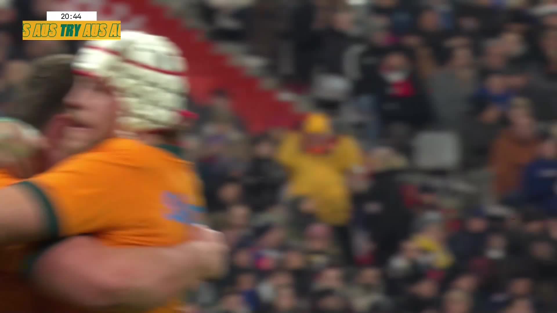 Try | Bell 20:42 | Wallabies vs France