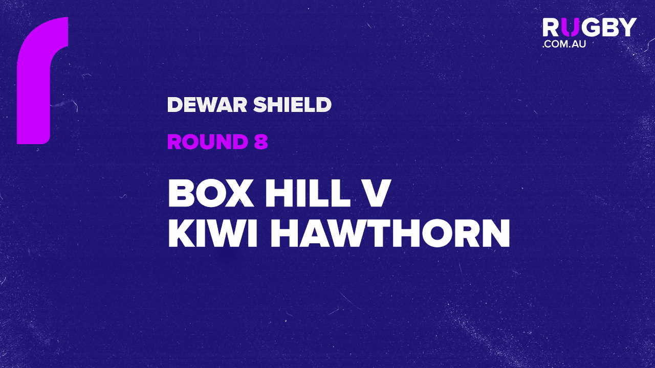 Rugby Vic - Round 8 - Box Hill v Kiwi Hawthorn