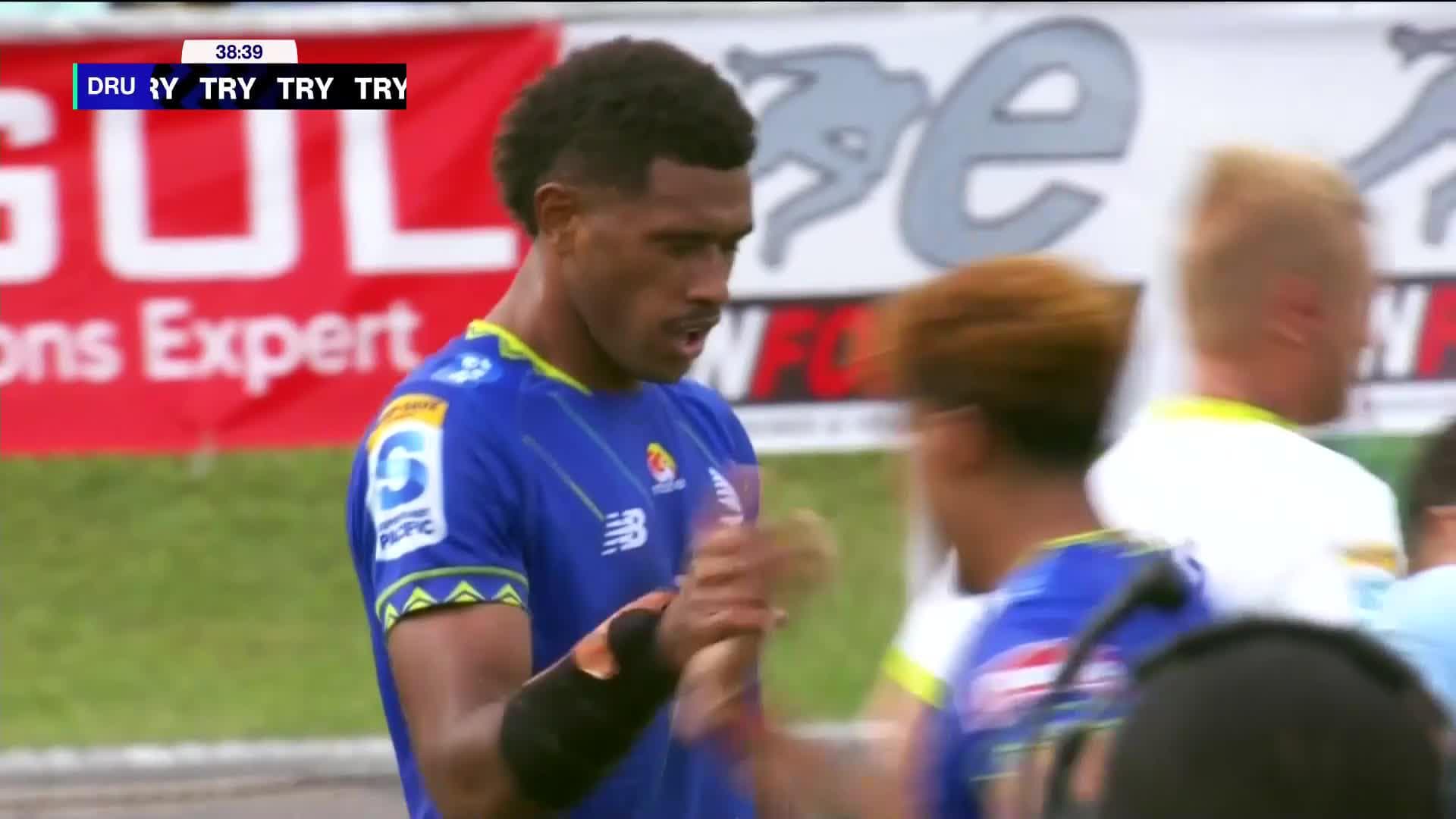 Ponipate Loganimasi Try v NSW Waratahs | SRP 2025