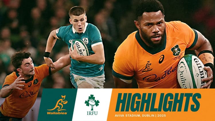 Wallabies v Ireland Highlights | Spring Tour 2025