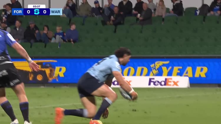 Andrew Kellaway Try v Western Force | SRP 2025
