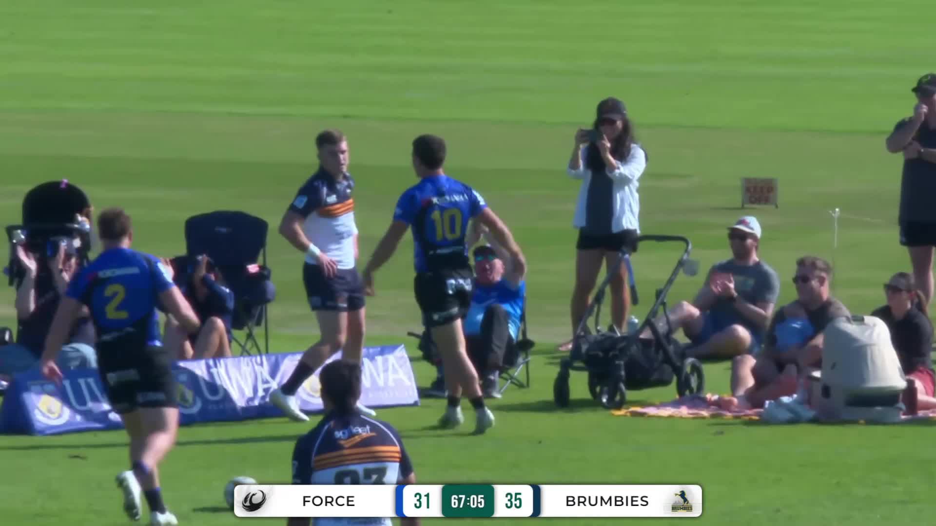 Max Burey Try v Brumbies | SRP 2025