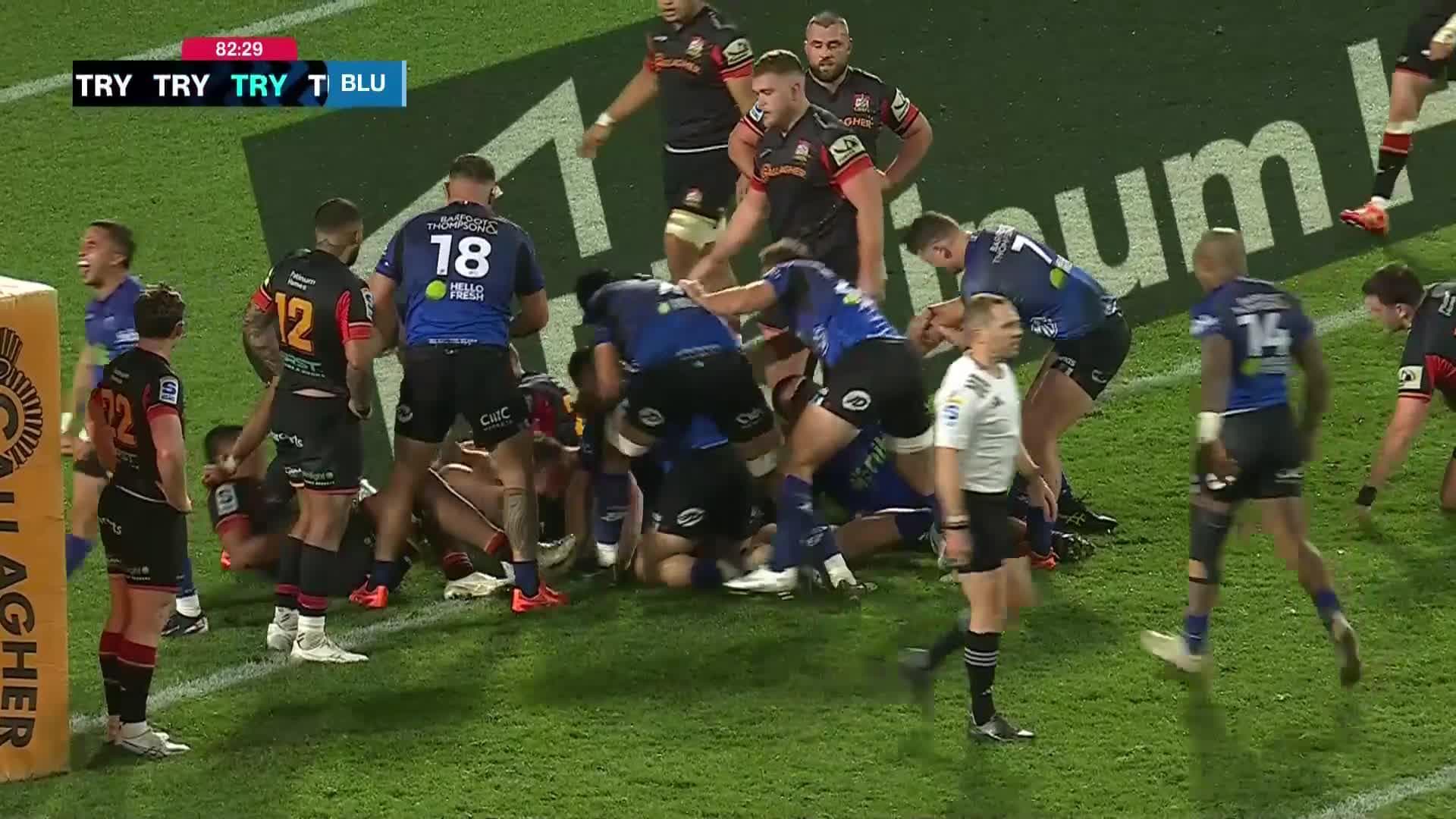 Josh Beehre Try v Chiefs | SRP 2025