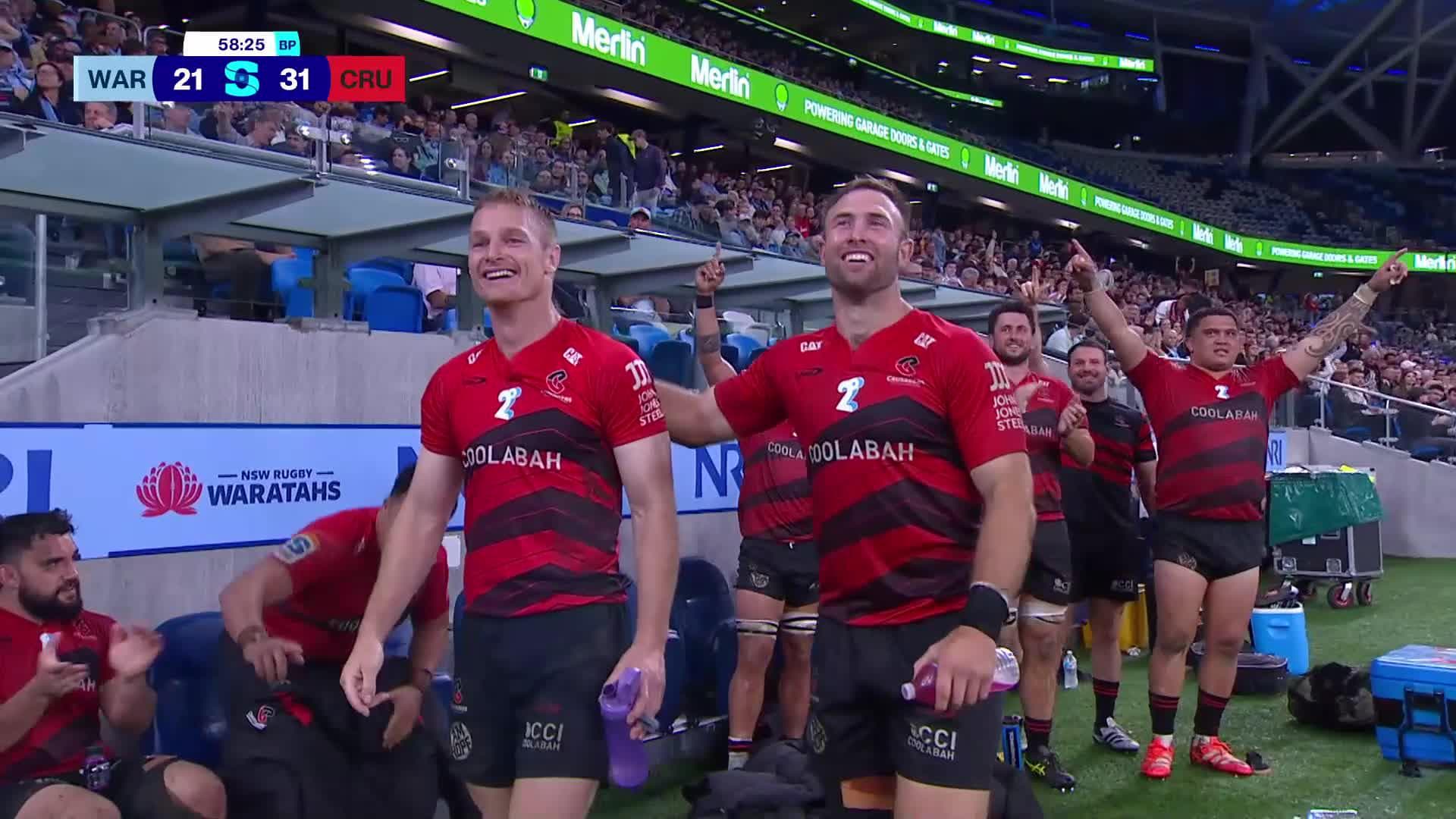 Sevu Reece Try v NSW Waratahs | SRP 2025