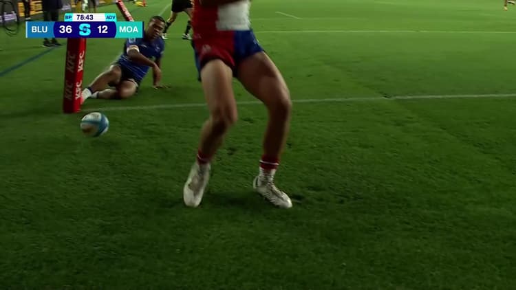 Kyren Taumoefolau Try v Blues | SRP 2025