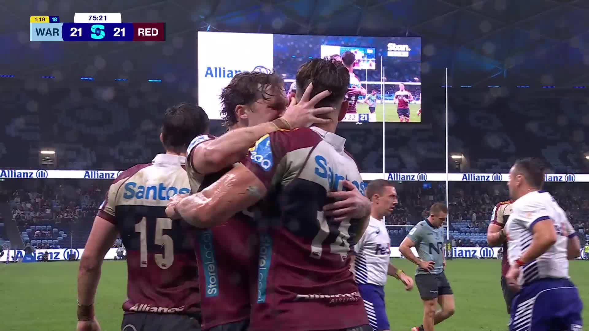 Lachie Anderson Try v NSW Waratahs | SRP 2025