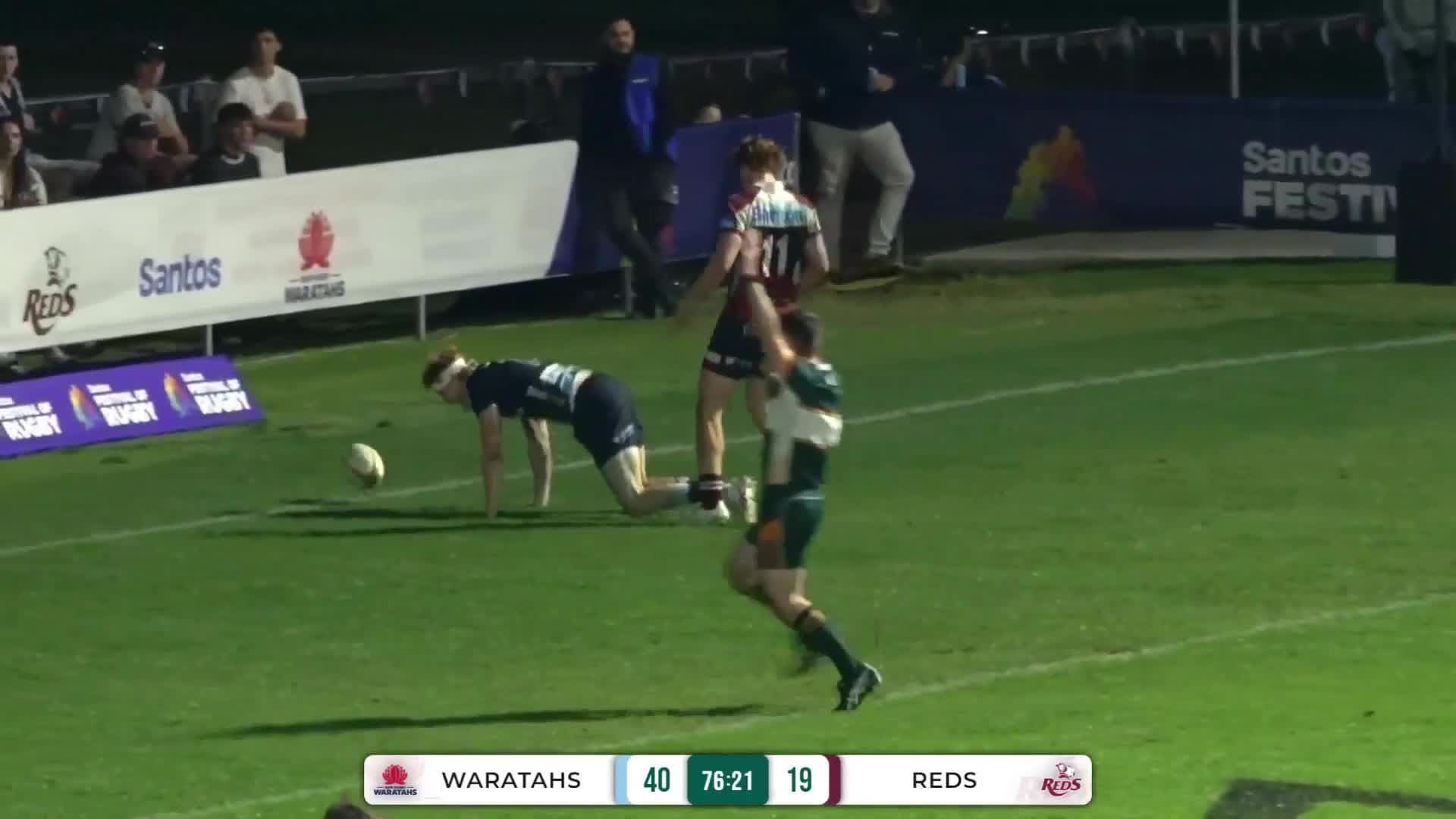 James Hendren Try v Queensland Reds | SRP 2025