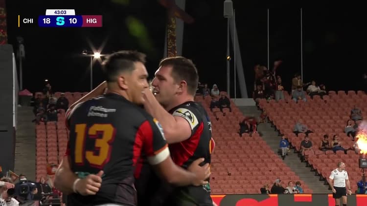 Leroy Carter Try v Highlanders | SRP 2025