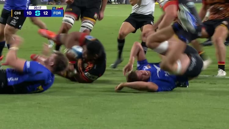 Samisoni Taukei'aho Try v Western Force | SRP 2025