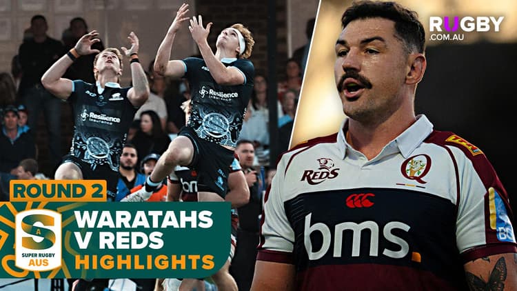NSW Waratahs v Queensland Reds Highlights | Round 2 | Super Rugby Aus 2025