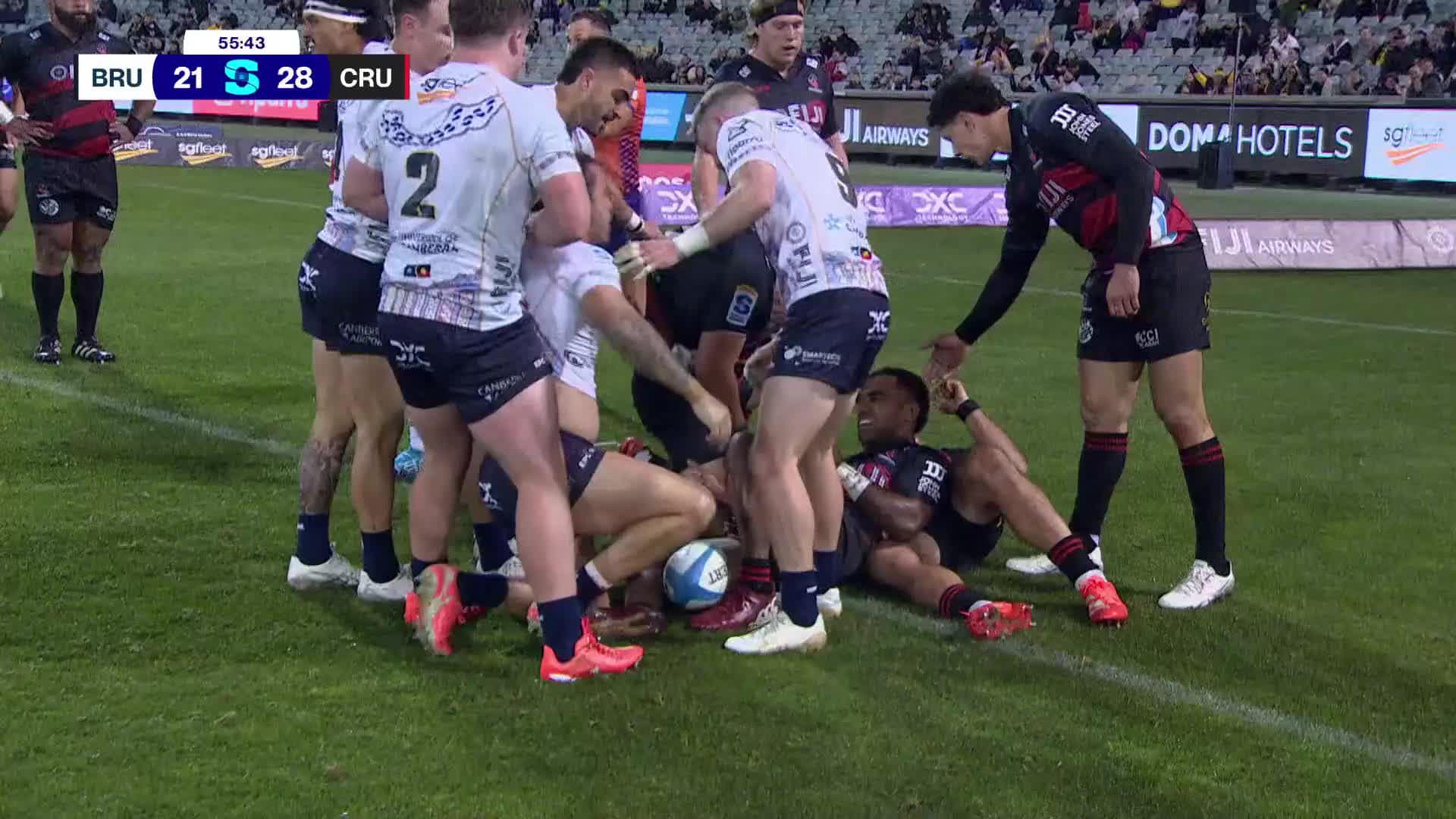 Andy Muirhead Try v Crusaders | SRP 2025