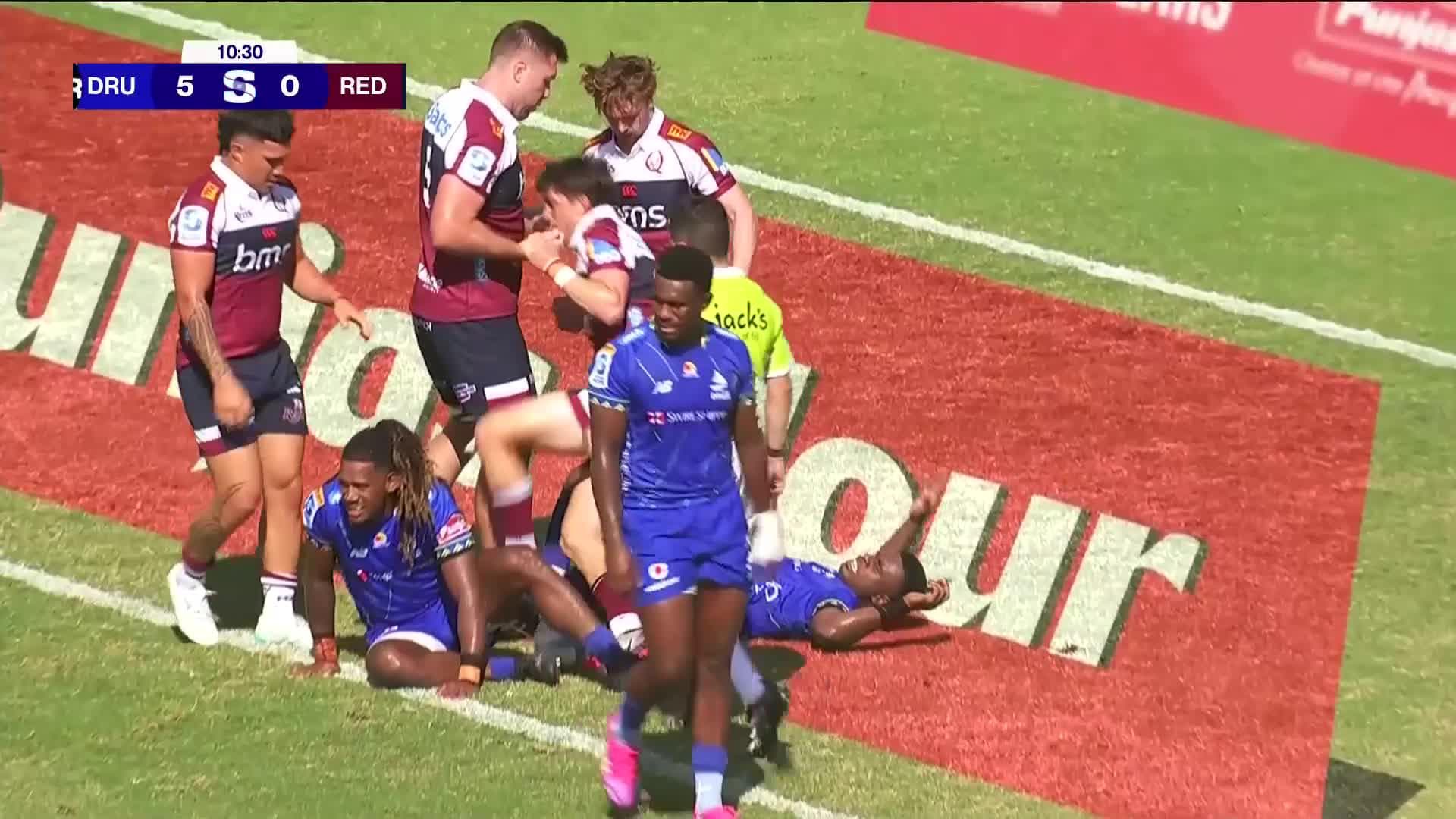 Jock Campbell Try v Fijian Drua | SRP 2025