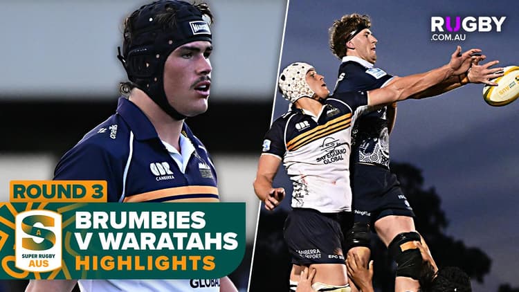 ACT Brumbies v NSW Waratahs Highlights | Round 3 | Super Rugby Aus 2025