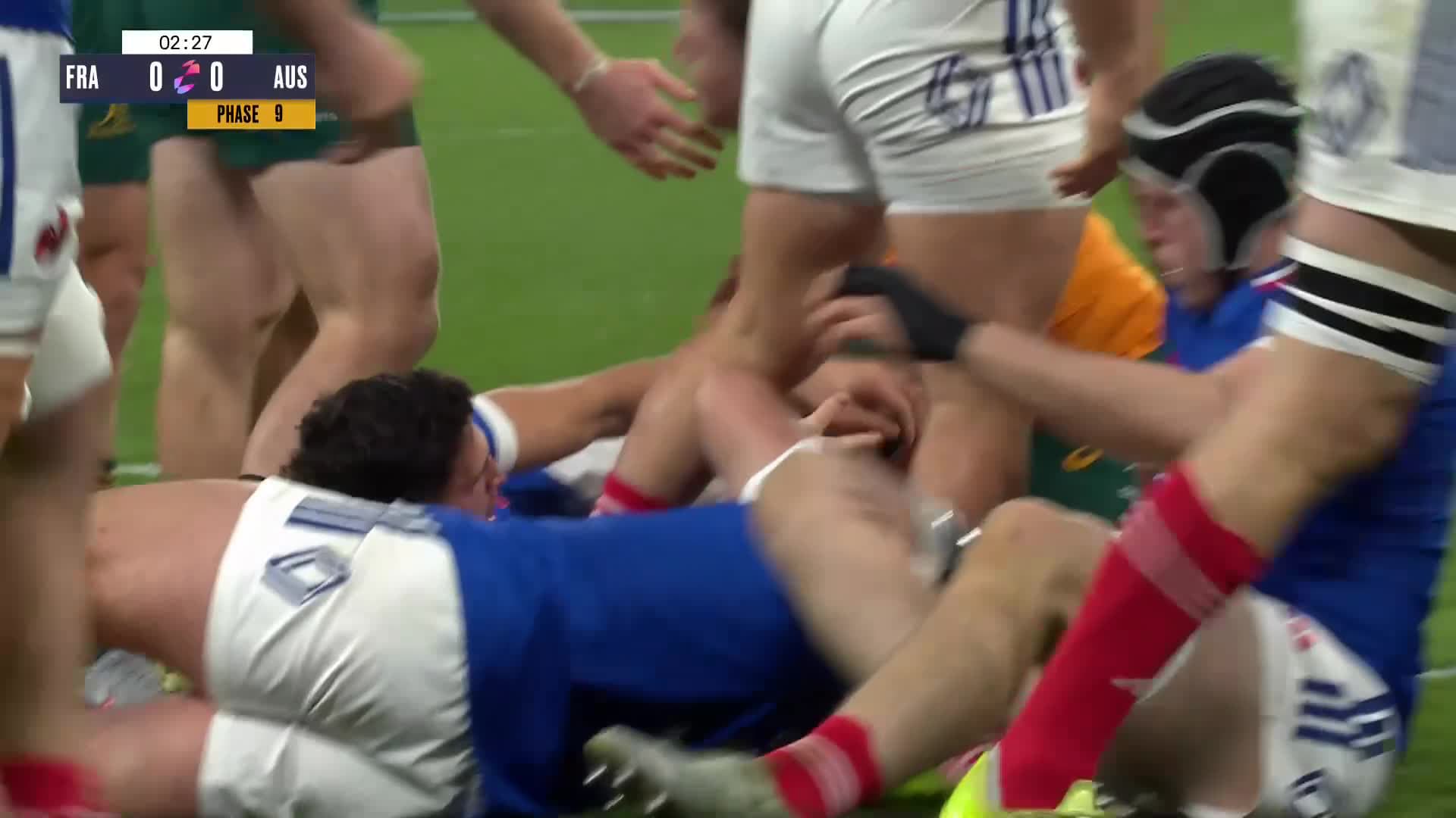 Try | Faessler 02:23 | Wallabies vs France