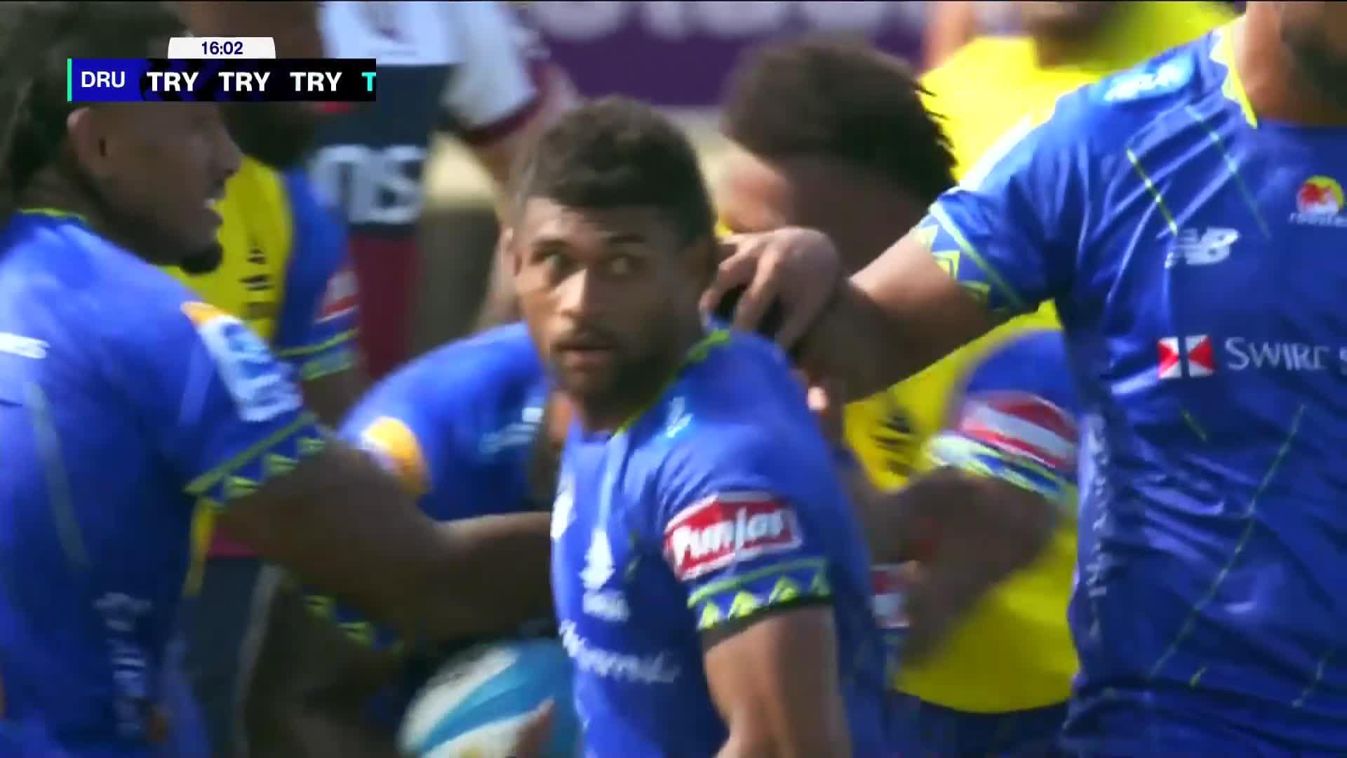 Mesake Doge Try v Queensland Reds | SRP 2025