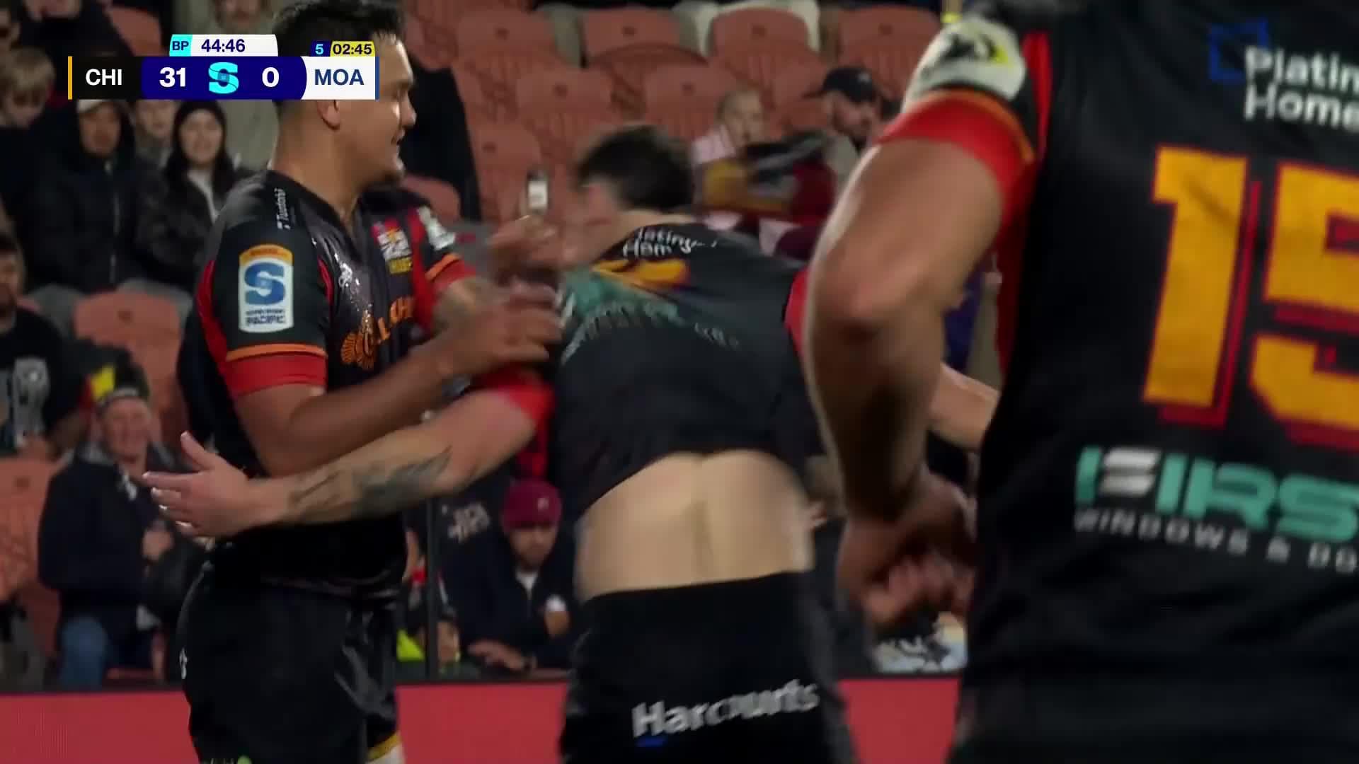 Leroy Carter Try v Moana Pasifika | SRP 2025