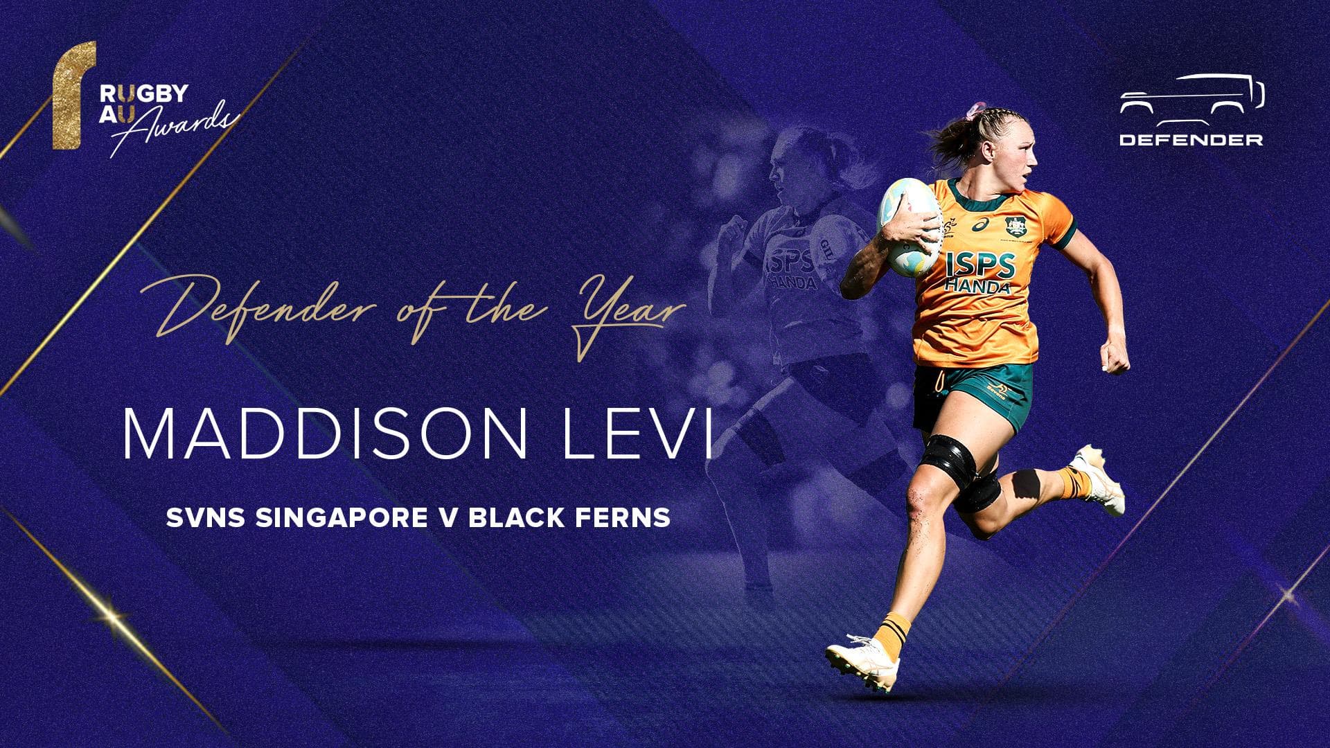 Maddison Levi wins DEFENDER of the Year
