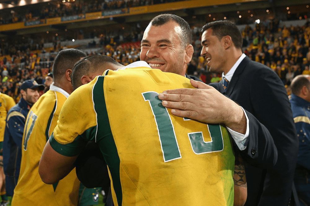 Michael Cheika says Israel Folau's sacking is "unfortunate". Photo: Getty Images