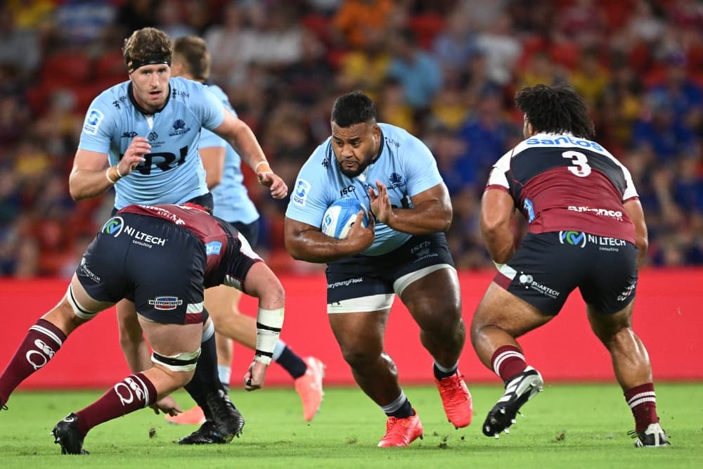 Waratahs coach Dan McKellar is urging Taniela Tupou to deliver. Photo: Getty Images