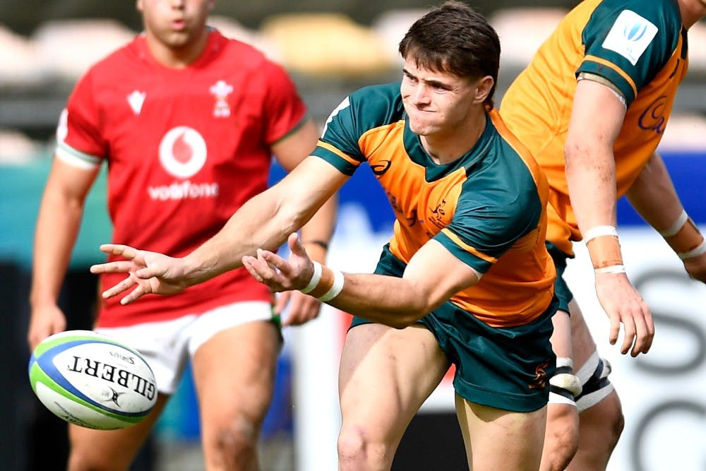 Teddy Wilson starred for the Junior Wallabies against Wales. Photo: World Rugby
