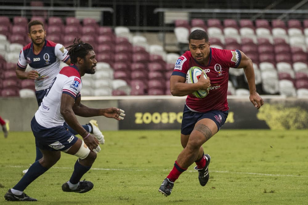 Chris Feauai-Sautia starred in the centres. Photo: QRU Media/Brendan Hertel