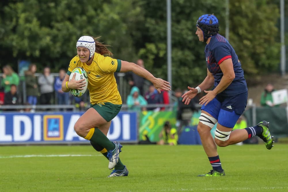 Sharni Williams and the Wallaroos were no match for France. Photo: ARU Media/Brendan Hertel