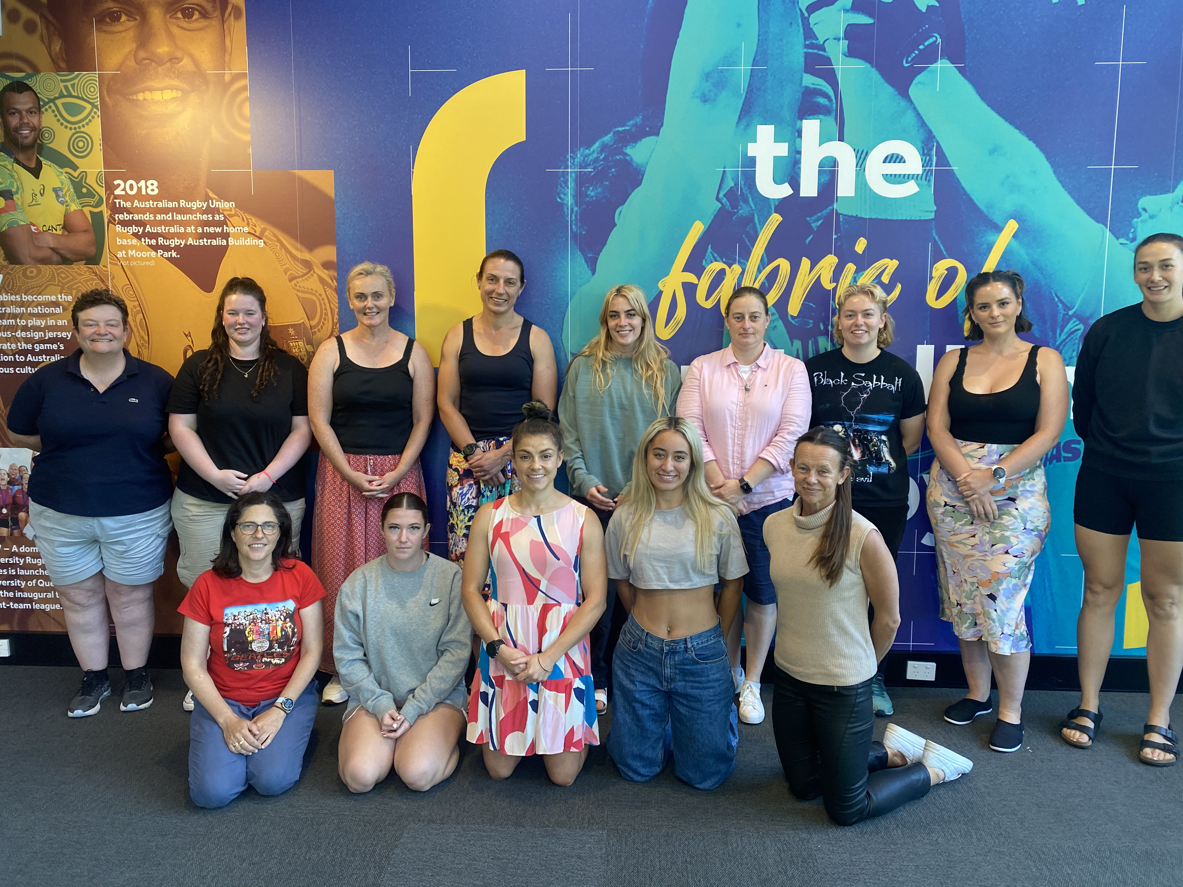 The Rugby Australia Female Match Official Leadership Program participants for 2023. Photo Supplied