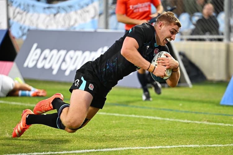 Jack van Poortvliet scored the winner for England against Argentina in the final minute. Photo: Getty Images