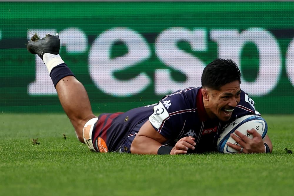 Backrower Pete Samu had a big game for Bordeaux-Begles as they advanced to the semi-finals of the Champions Cup. Photo: AFP