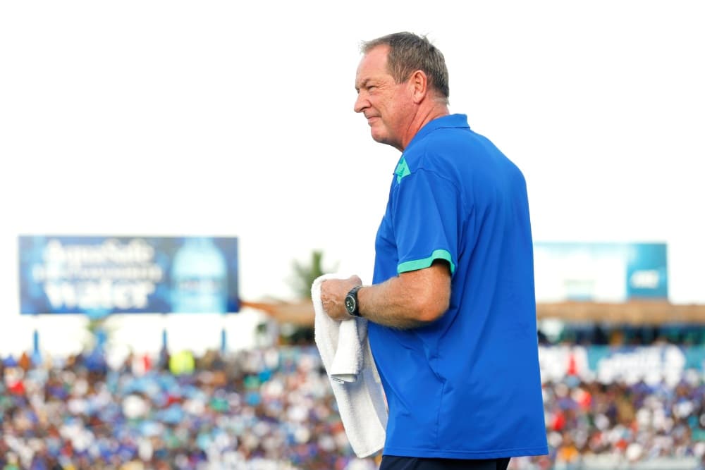 Mick Byrne reflects on what he calls his crowning achievement: guiding the Drua to a Super Rugby finals berth. Photo: Getty Images