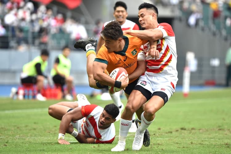 Former Wallaby Jordan Petaia made his Top 14 starting debut for Perpignan in defeat to Montauban. Photo: Getty Images