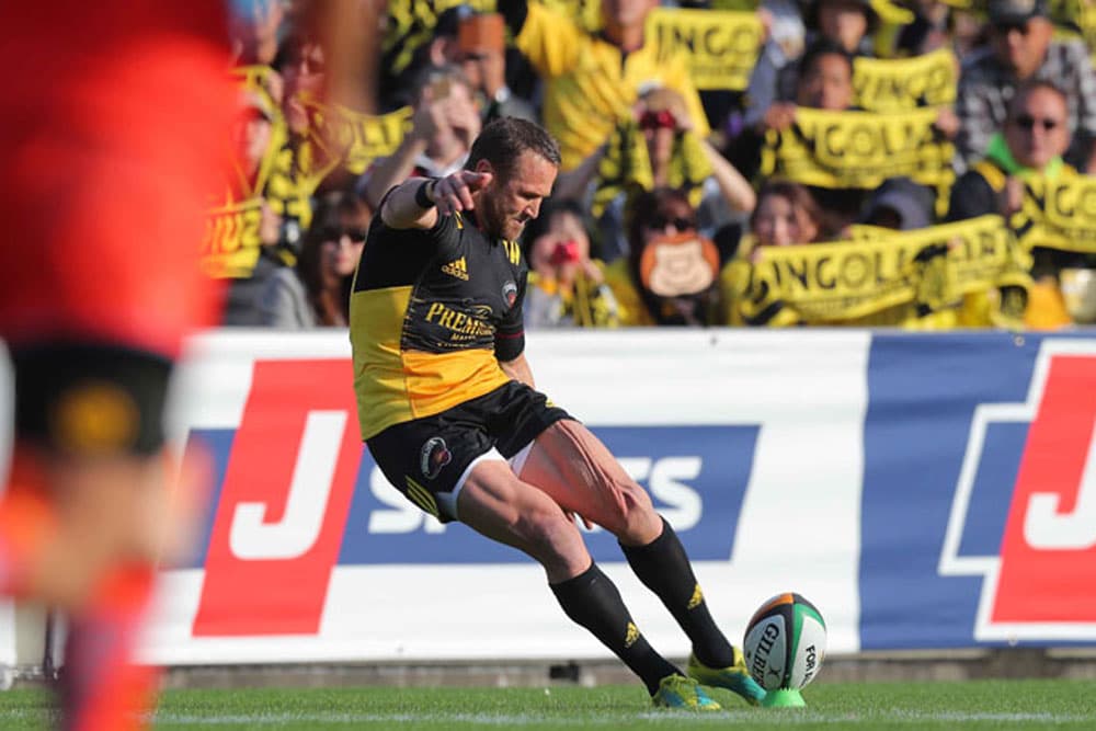 Matt Giteau booted Suntory into the Top League final. Photo: JRFU Media