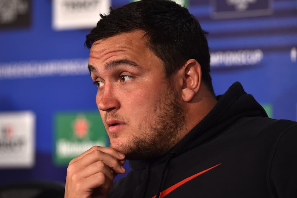 A jibe about Jamie George's weight started a brawl in Saracens' clash with Munster. Photo: AFP