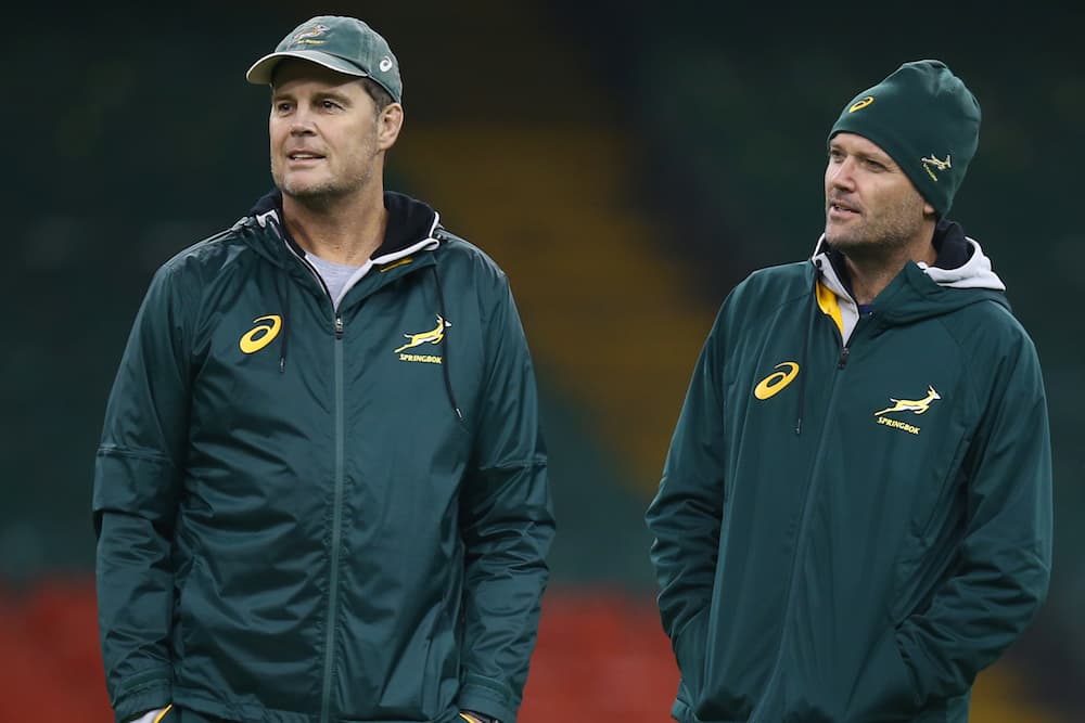 Rassie Erasmus and Jacques Nienaber. Photo: Getty Images