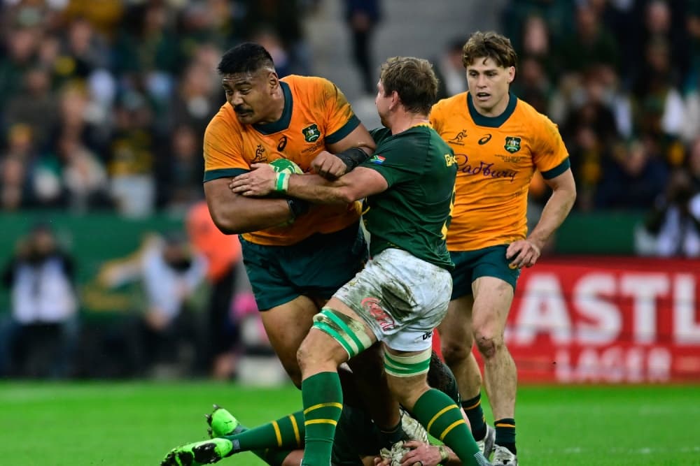 Will Skelton limped off for La Rochelle before his potential return to the Wallabies. Photo: Getty Images