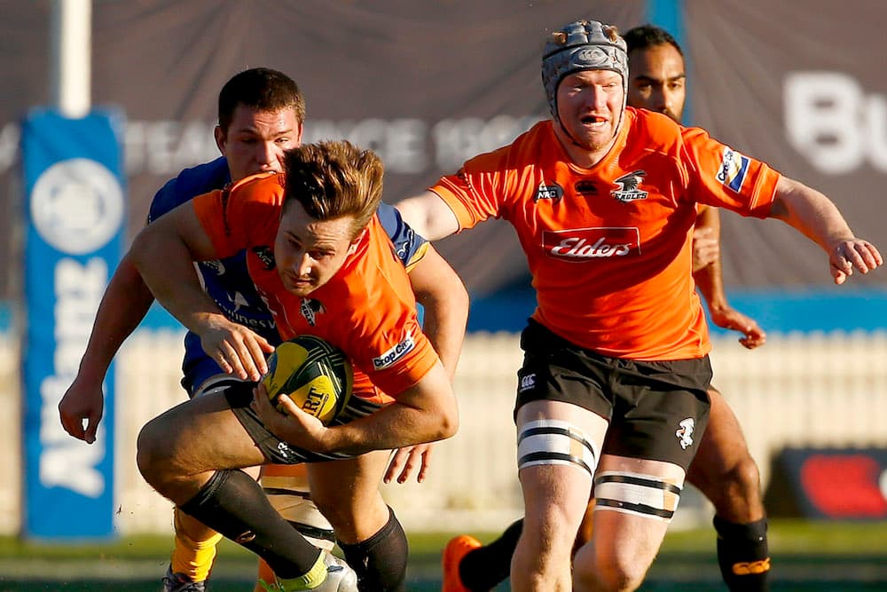 David Horwitz runs over Brisbane city. Photo: Getty Images