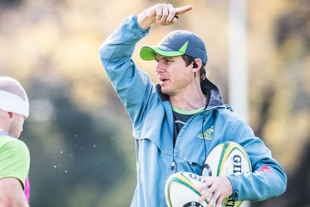 Stephen Larkham is confident in his backs. Photo: ARU Media/Stu Walmsley