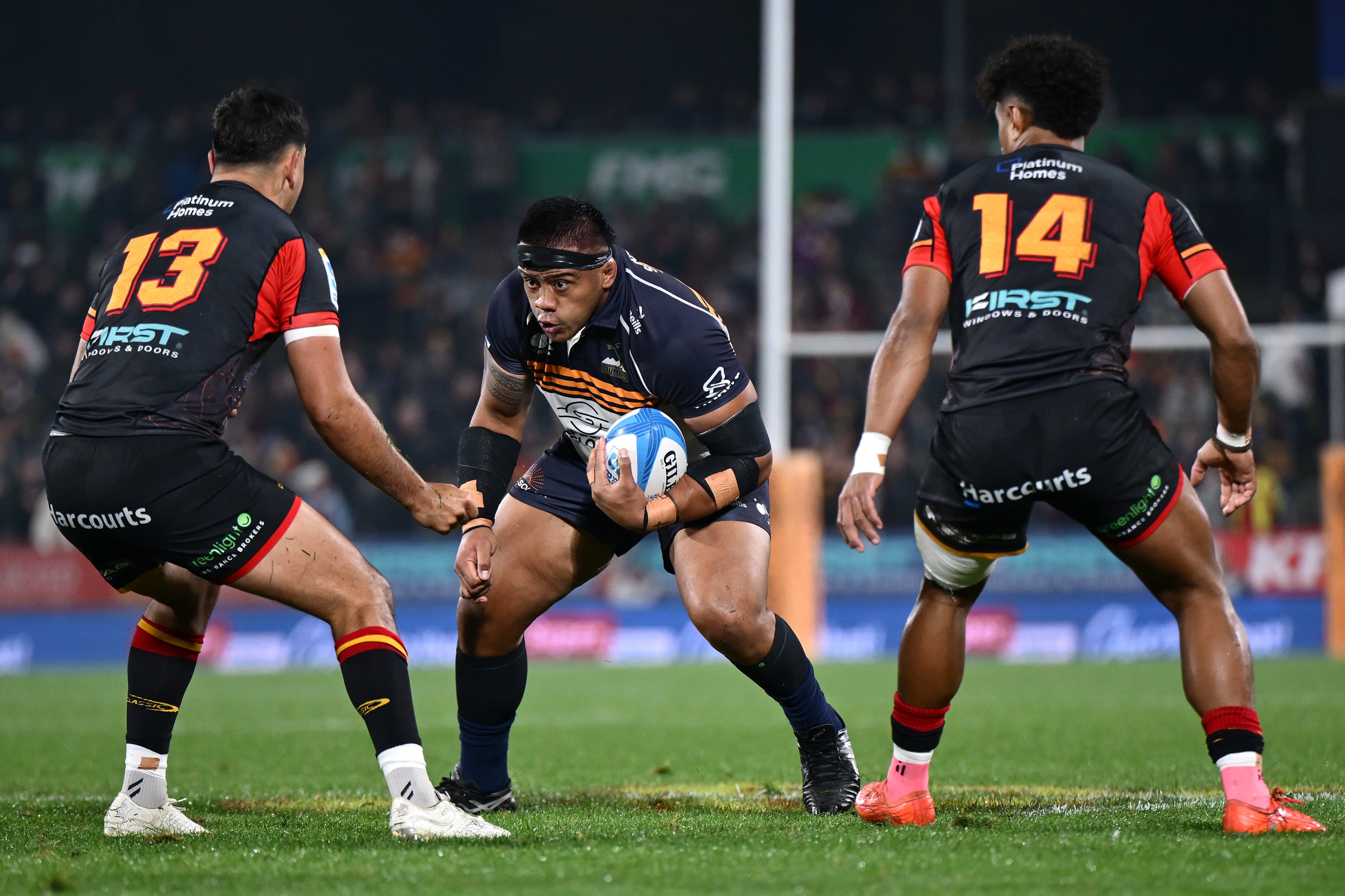 Allan Alaalatoa is back for the ACT Brumbies as they take on the Highlanders. Photo: Getty Images