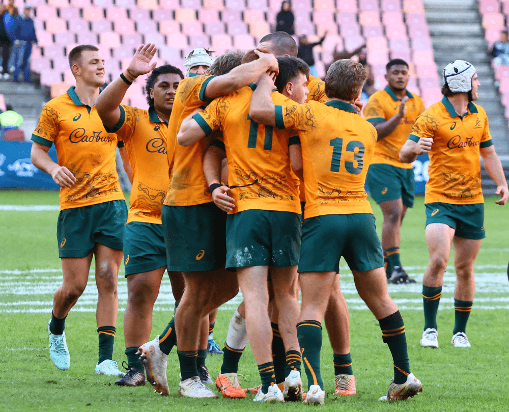 Australia U20 head coach Chris Whitaker has made sweeping changes to the side that draw 29-all with New Zealand, fielding a new look side to face hosts South Africa U20. Photo: Getty Images