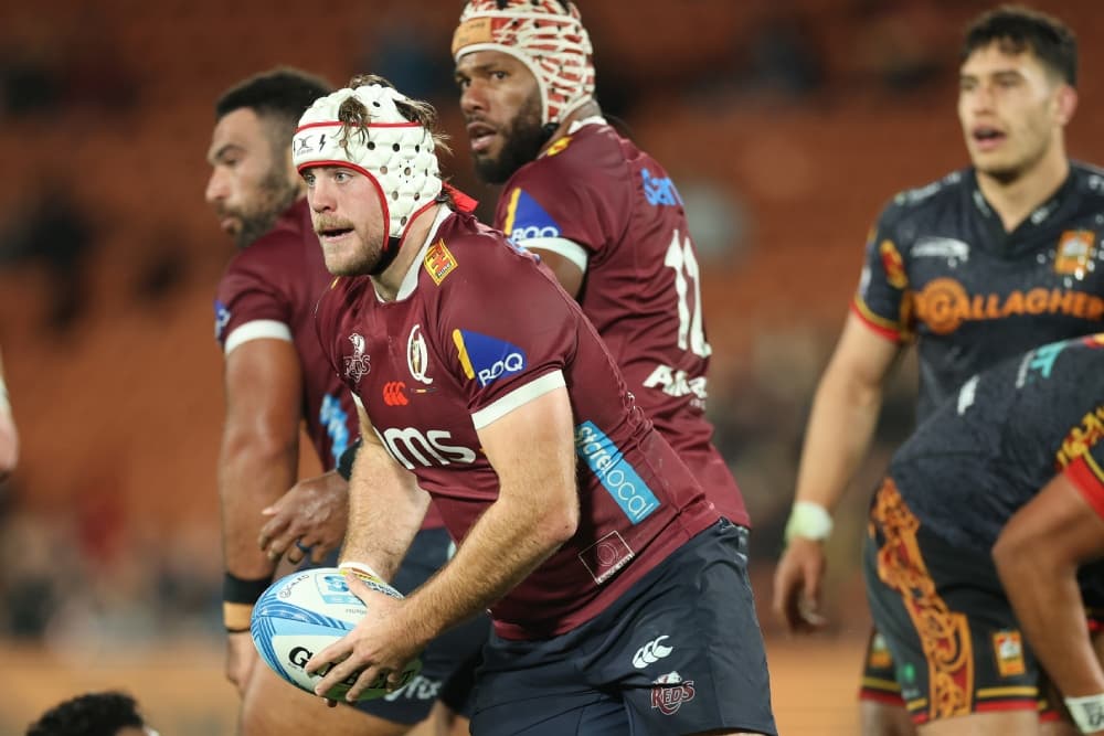 The Chiefs have ensured an all-NZ semi-finals thanks to a 46-24 win over the Queensland Reds in Hamilton. Photo: Getty Images