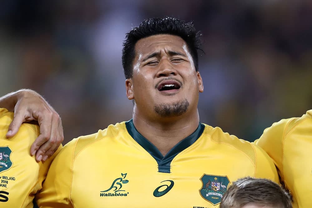 Former Wallabies rake Brandon Paenga-Amosa says the battle between him and Alex Mafi for the Reds' hooking spot can only benefit the team. Photo: Getty Images 