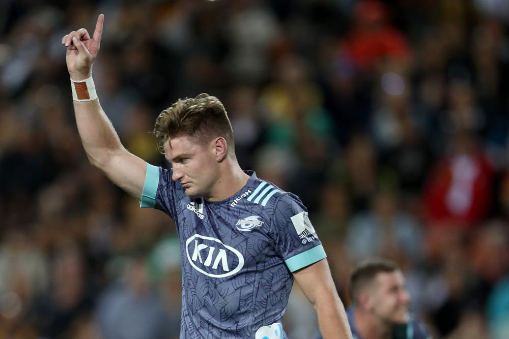 Jordie Barrett slotted the winning penalty against the Chiefs. Photo: Getty Images