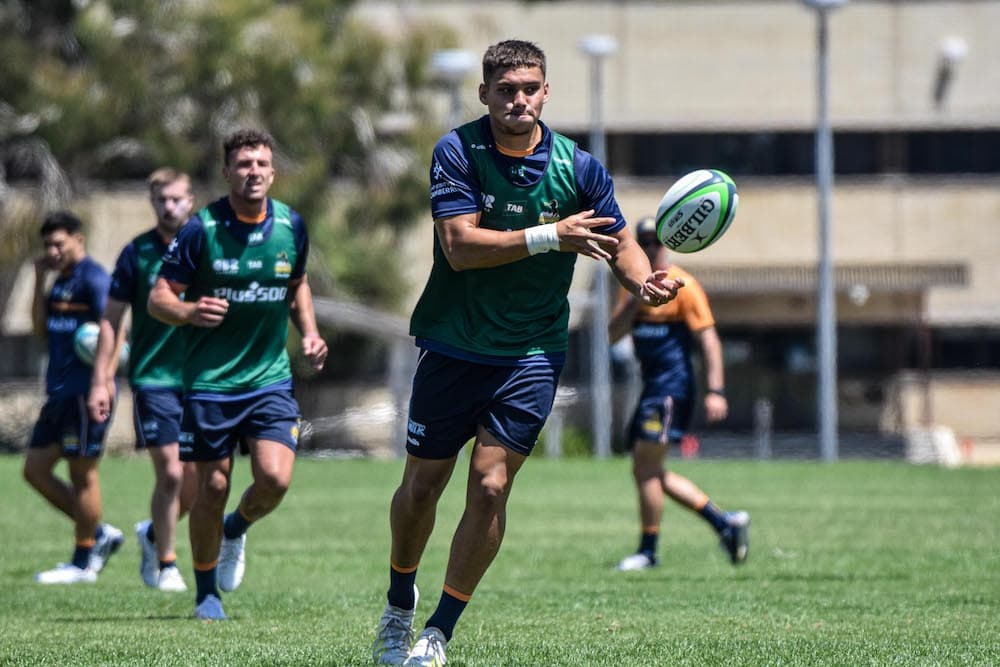 Reesjan Pasitoa will wear the number 10 jersey tomorrow night. Photo: Lachlan Lawson/BrumbiesMedia