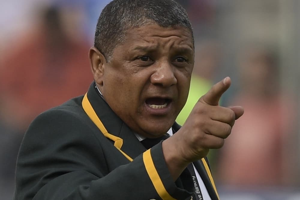 Talking tough. Springboks Head Coach Allister Coetzee. Photo: Getty Images