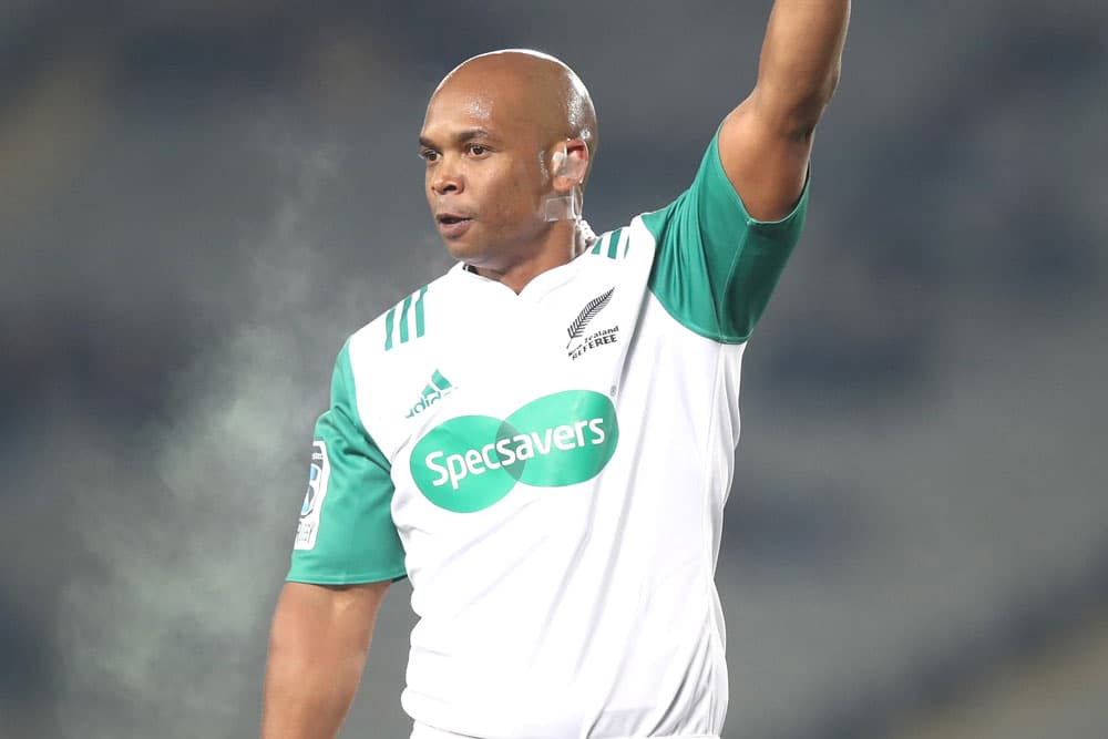 Egon Seconds was the referee in last weekend's Lions-Rebels match. Photo: Getty Images